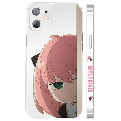 iPhone 16用の SPY×FAMILY スパイファミリー iPhoneケース 耐衝撃 全面保護 TPU素材 アイフォン13 携帯カバー 防塵 軽・薄型 多機種対応 記念品 贈り物 誕生日