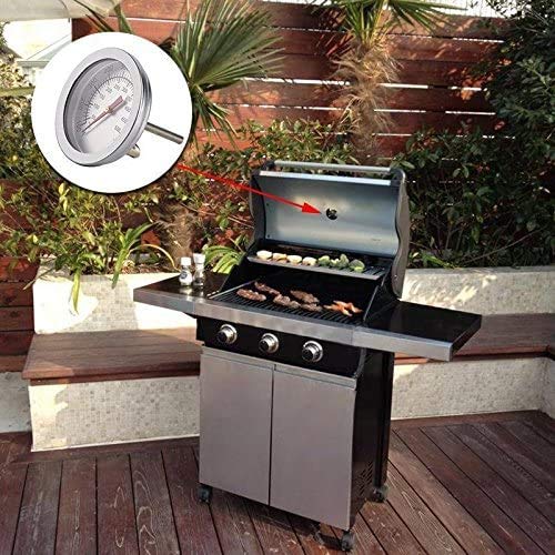 Megashopitalia Barbecue Temperature Thermometer Smoker Oven Grill 50-550 Degrees - Image 4