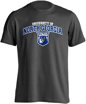 Georgia Southern Eagles Classic Arch Mascot T-Shirt - Collegiate Short Sleeve Tee, Charcoal