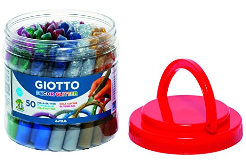 Feutres Giotto 946200 : boîte de 50 feutres lavables pour le dessin scolaire