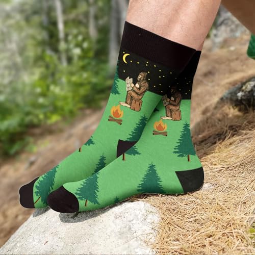 Image of VICRAZY Father Day Gifts for Husband, Dad, Grandpa, Men - First Mother's Day for Pregnancy Mom, Wife - Funny Bigfoot gifts