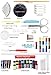 Sewing Kit Over 125 most useful SEWING SUPPLIES | 5 Nylon Threads, 35 Needles, 38 Multi Color Thread Spools & 18 Sewing Pins | Mini Compact Sewing Kit for Beginners Professionals & Emergency Repair!