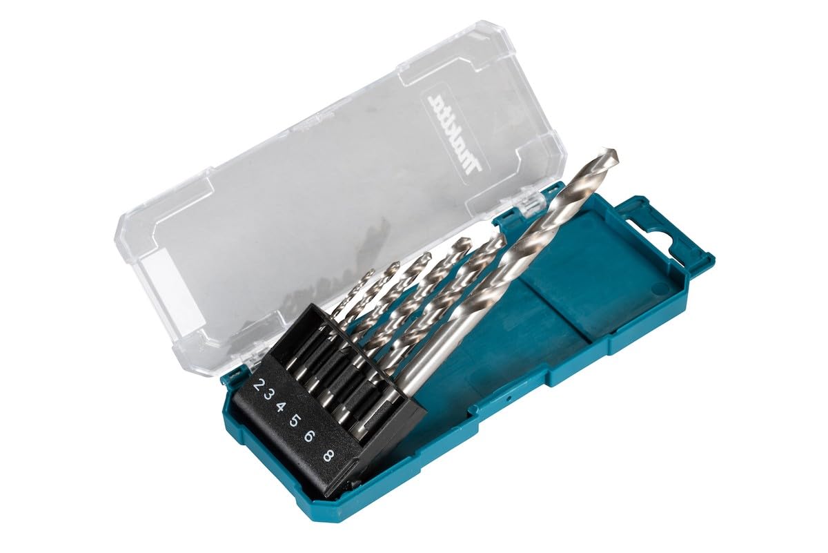 Makita D-75742 HSS-G 6 Piece Metal Drill Bit Set