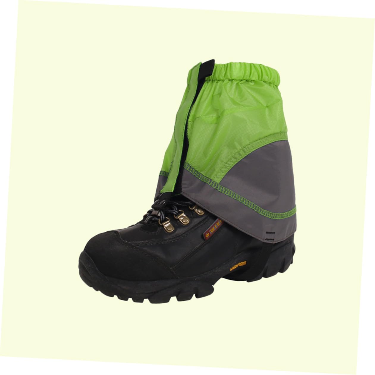 Kisangel 2paires Guêtres Impermeables Légères pour Randonnée Et Activités Extérieures Ankle pour Chaussures Vert Et Pratiques Et Compactes