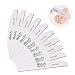 BEAUTYBIGBANG 10Pcs Nail Files 100 180 Grit Double Sided Professional Manicure Tools Kit for Home and Salon Use Nail File Set
