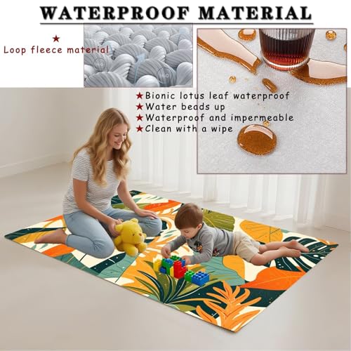 Tapis lavable en machine résistant et étanche avec dossier antidérapant - 3