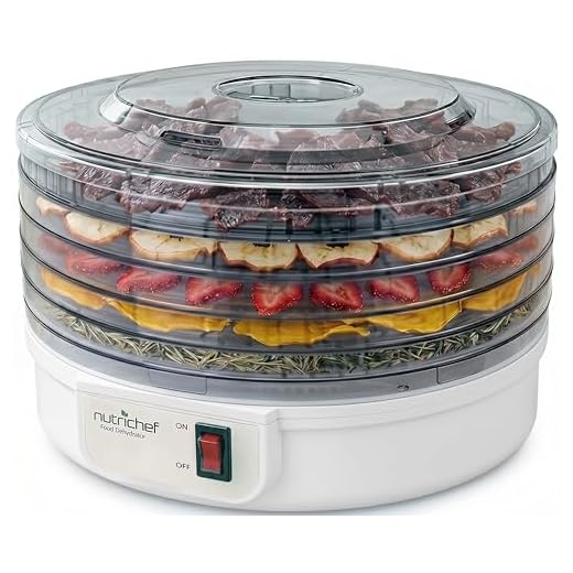 NutriChef 5-Tray Food Dehydrator Machine
