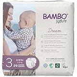 Bambo Nature Premium Eco-friendly Baby Diapers, Size 3 (9-18 Lbs), 29 Count
