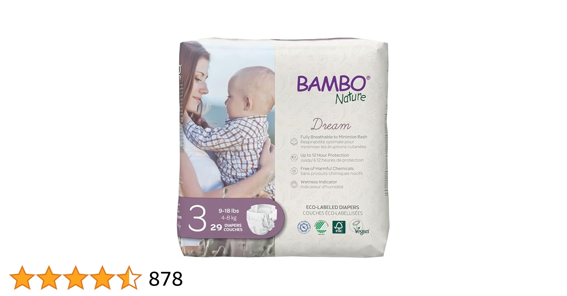 Amazon.co.jp: BAMBO Nature バンボネイチャー ドリーム テープ