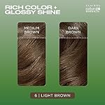 Clairol Natural Instincts Demi-Permanent Hair Dye, 6 Light Brown Hair Color, Pack of 3 - Image 5