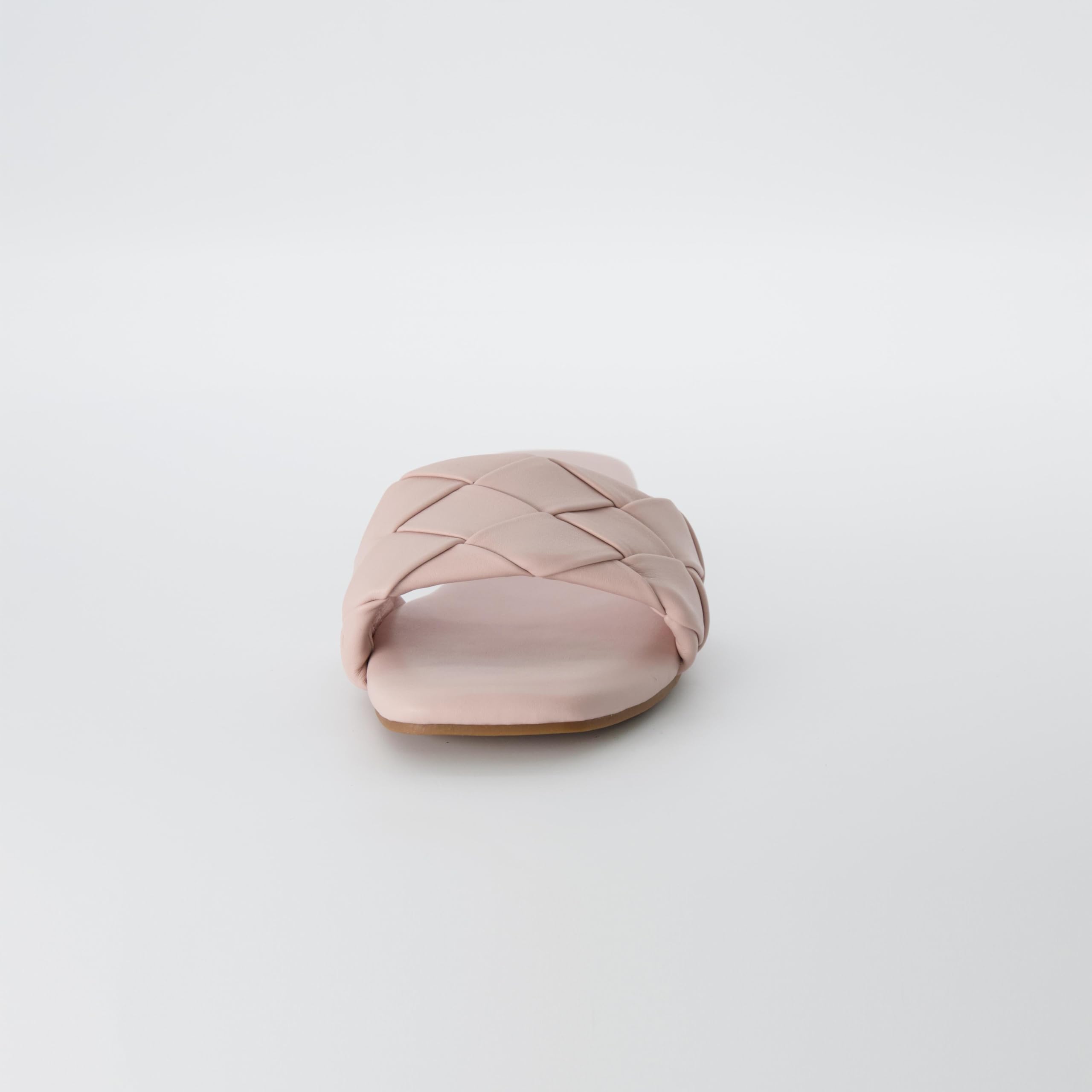 CUSHIONAIRE Women's Franca woven slide sandal +Memory Foam, Wide Widths Available