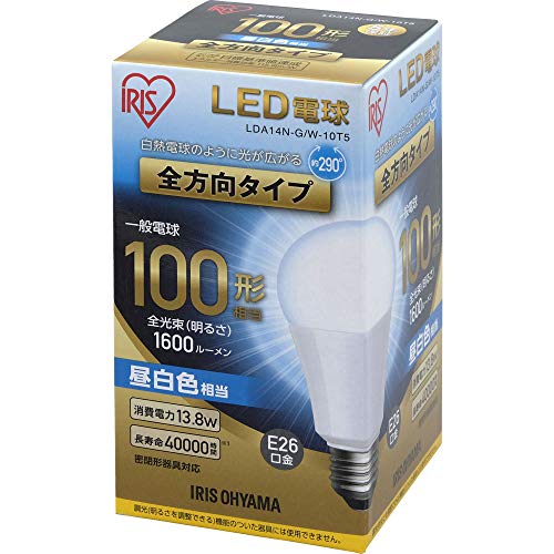 �y�ߓd�΍�z �A�C���X�I�[���} LED�d�� E26 �S�����^�C�v 100W�`���� �����F���� LDA14N-G/W-10T5