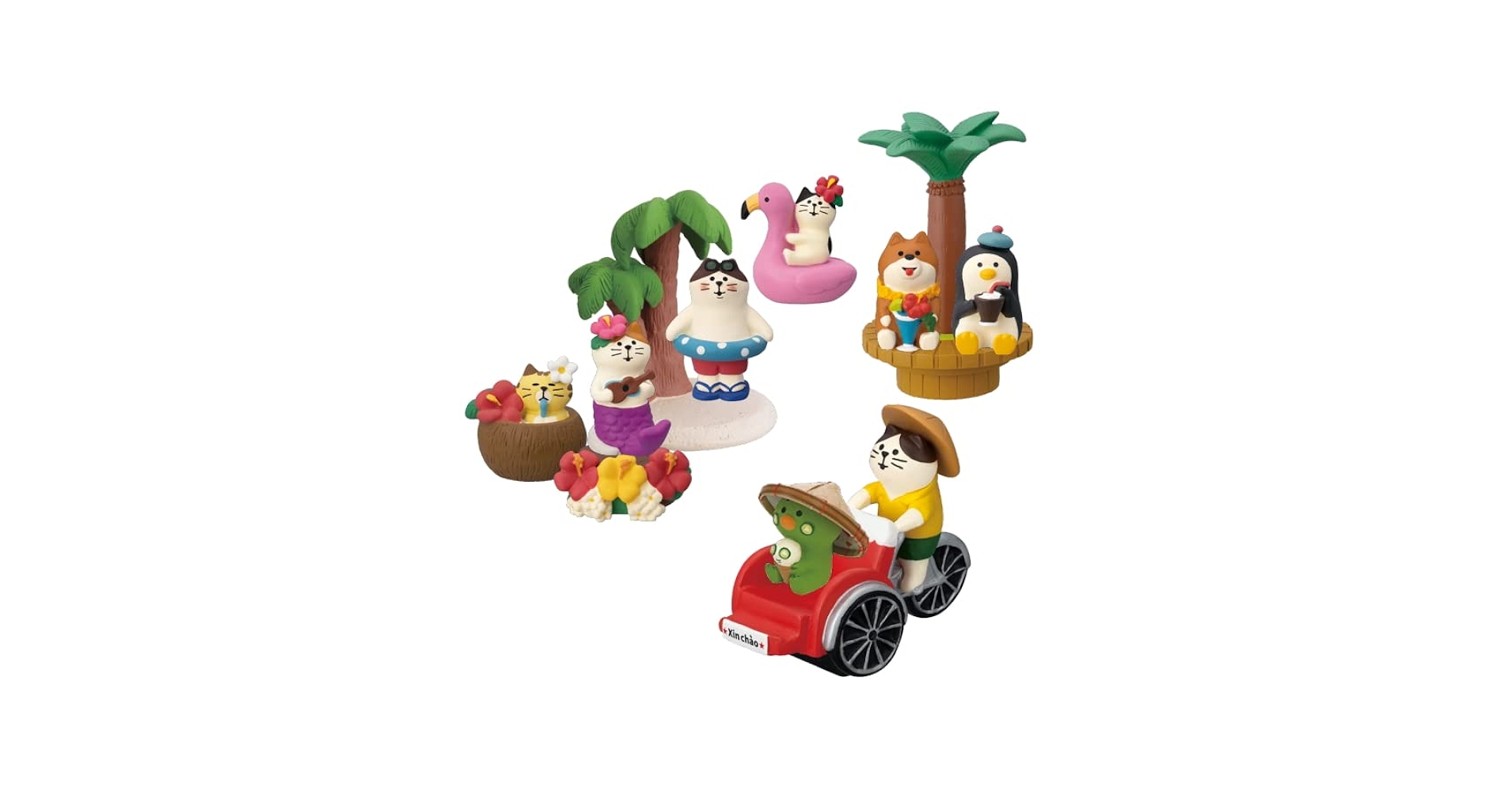 デコレ　コンコンブル　南の国のまったりアイランド　コンコン島14点セット 楽天市場】【8/20日5%OFFクーポン】コンコンブル 椰子の木陰