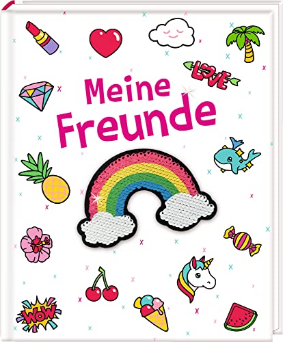 Freundebuch – Meine Freunde: mit Wendepailletten-Patch (Funny Patches) (Alben & Geschenke für Kinder)