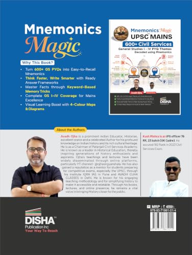 Disha Mnemonics Magic for UPSC Mains 600+ PYQ - Image 3