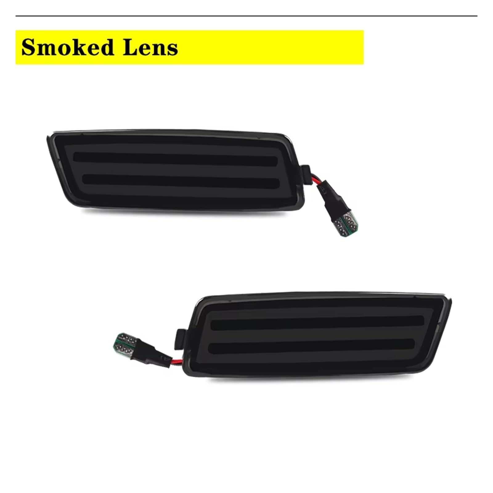 Retrovisore Indicatore Per Vw MK5 Per Golf Per GTI Per Rabbit 06-09 Per Jetta 05-10 Luci Posizione Laterali Anteriori Luce Posizione Laterale Paraurti LED Dinamiche Indicatori(Smoked Lens)
