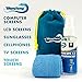 T-H Marine Wave Away Sonar & GPS Screen Cleaner Kit – Ammonia-Free LCD Screen Cleaner with Microfiber Cloth – Drip-Resistant, Streak-Free Solution for Electronics & Sunglasses – 1.5oz