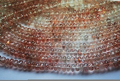 Sunstone africain perles rares pour créer un bijou personnalisé à offrir