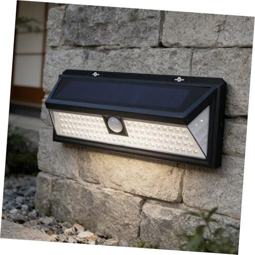 Applique solaire extérieure détecteur de mouvement 118 LED étanche IP65 pour jardin