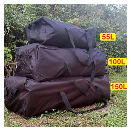 SCHIK Camping Equipment Storage Bag Outdoor Traveling for Men's Women Luggage Travel Duffle Backpack Waterproof Large Hiking Handbags(100L Coffee)3
