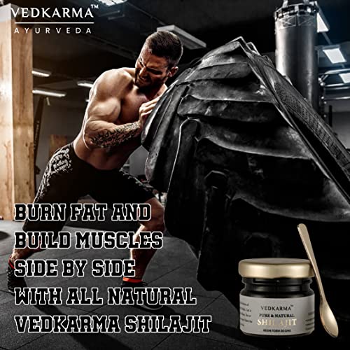 VEDKARMA Pure Himalayan Shilajit Resin Form For Strength, Stamina, Energy & Immunity (Pack Of 1 (30 Gm) - Image 5