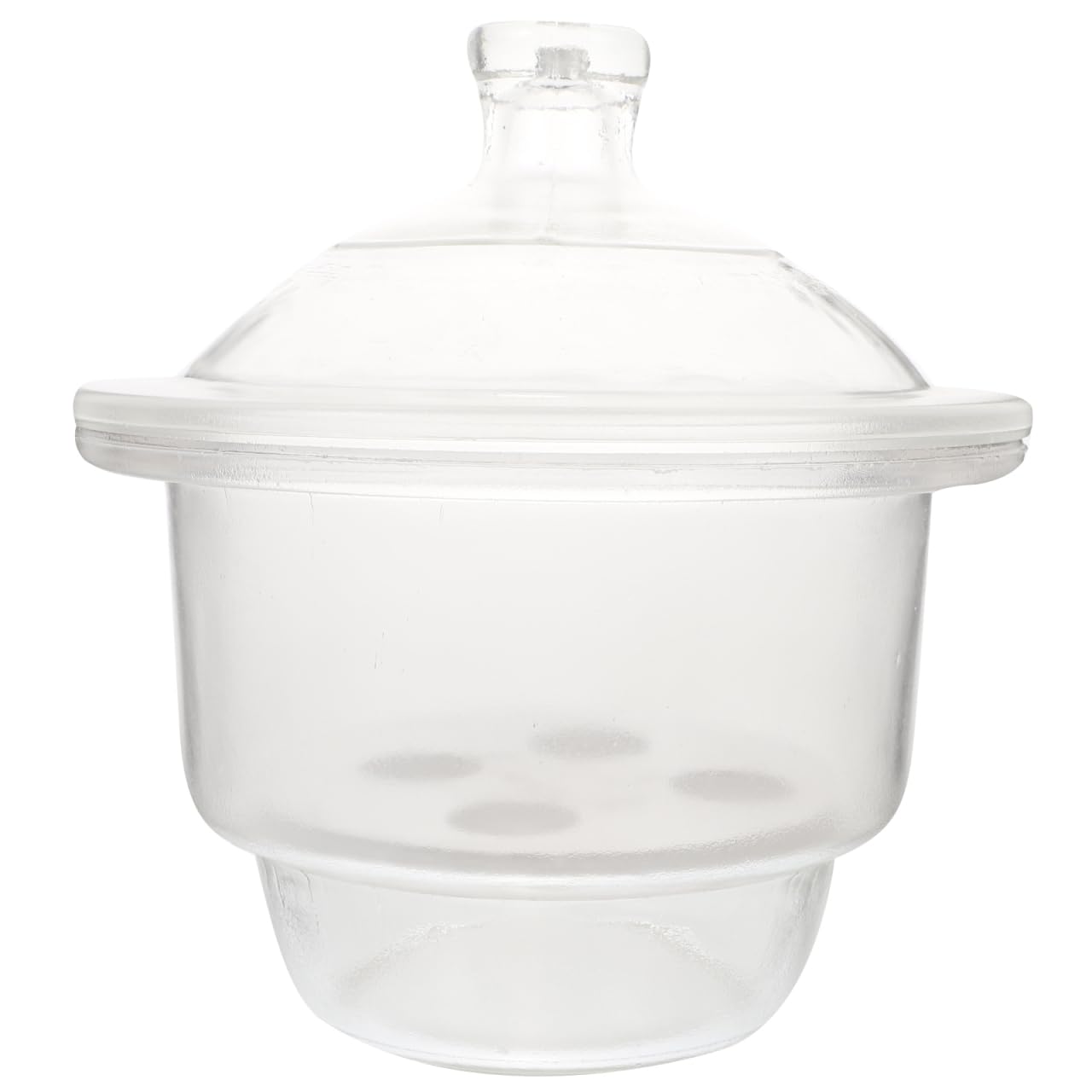 iplusmile Botella de secado al vacío de vidrio de laboratorio de 22 cm, altamente transparente, dispositivo de secado científico para experimento instrucción