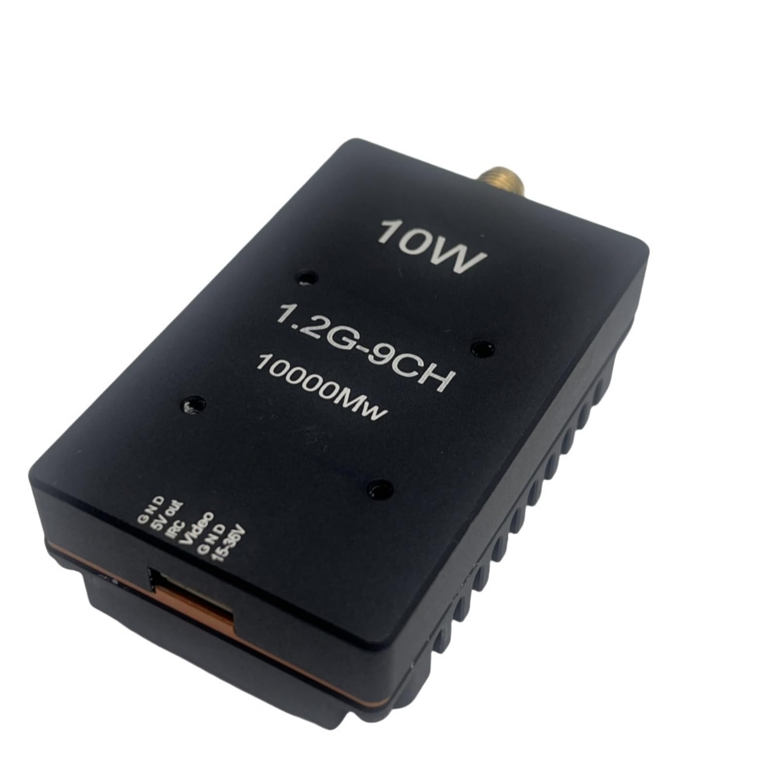 1.2GHz 10W 9CH Wireless FPV Video Trasmettitore di Potenza Regolabile per Racing Drone