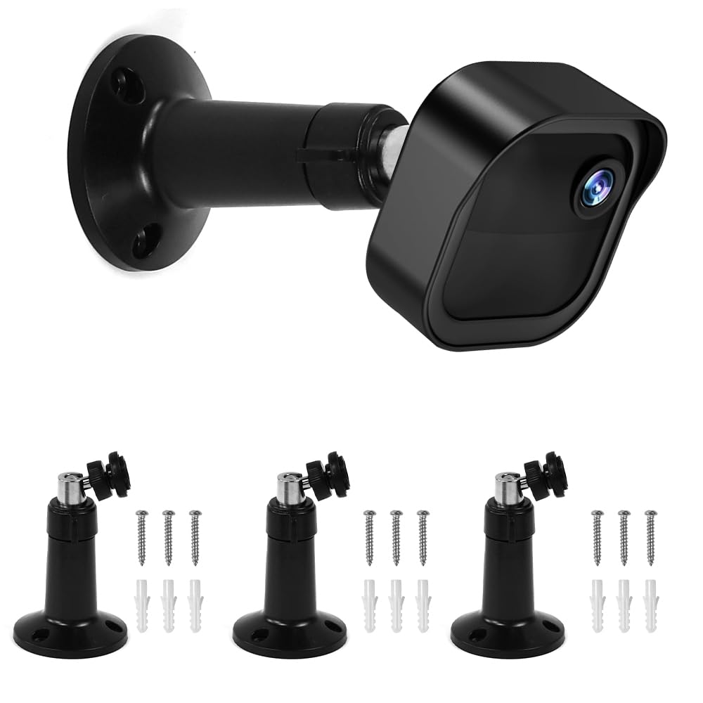 Ulluthu 4 Stück Blink Outdoor Kamera Halterung, 360° Verstellbare Kamera Wandhalterung Blink Kamerahalterung Montagehalterung für die Blink Outdoor Kamera, Blink Mini 2, Blink XT/XT2