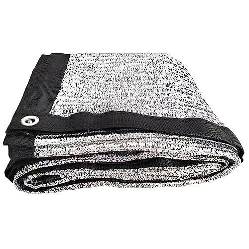 Schattennetz Auto für Hunde, 3 x 2 m, Aluminium-Netz, 85% Hitzeschutzhaube, UV-reflektierender Schutz, Sonnenschutz, Aluminium-Schattenstoffabdeckung für Outdoor-Camping, Gewächshaus, Hund, Tiere