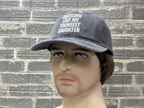 Image of Embroidered Adjustable Baseball Hat for Men Women, Washed Cotton | Premium Embroidery Design, Adjustable Metal Buckle Closure, Simple Lifestyle Wear
