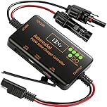 20A Solar Charge Controller 12V, 30V Max VOC | 22W Type-C & 18W USB Fast Charging | LCD Display, Multi Protection | Compatible with LiFePO4, AGM, Gel | for RV, Solar Shed Off Grid System