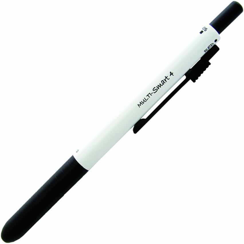 OHTO Multi Smart 4 Multi Functional Pen, White (MF-15ST4-WT)