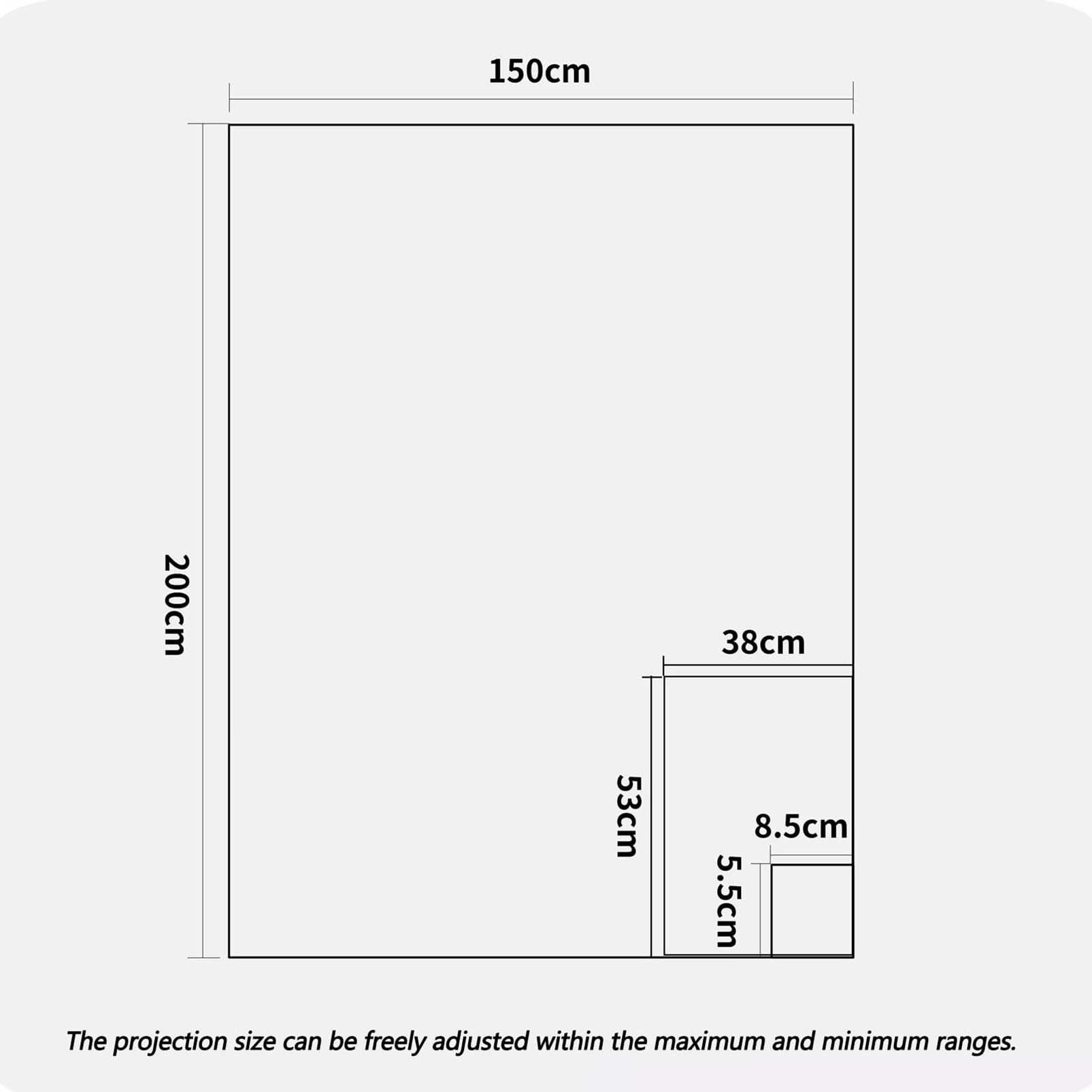 Smart Sketcher Projektor, Led-zeichnungsprojektor Mit 18–200 cm Projektionsweite, Hd-bildübertragung über USB/Smartphone, Fernbedienung Und Ständer, Kunst-nachzeichnungswerkzeug Für Künstle with-Base