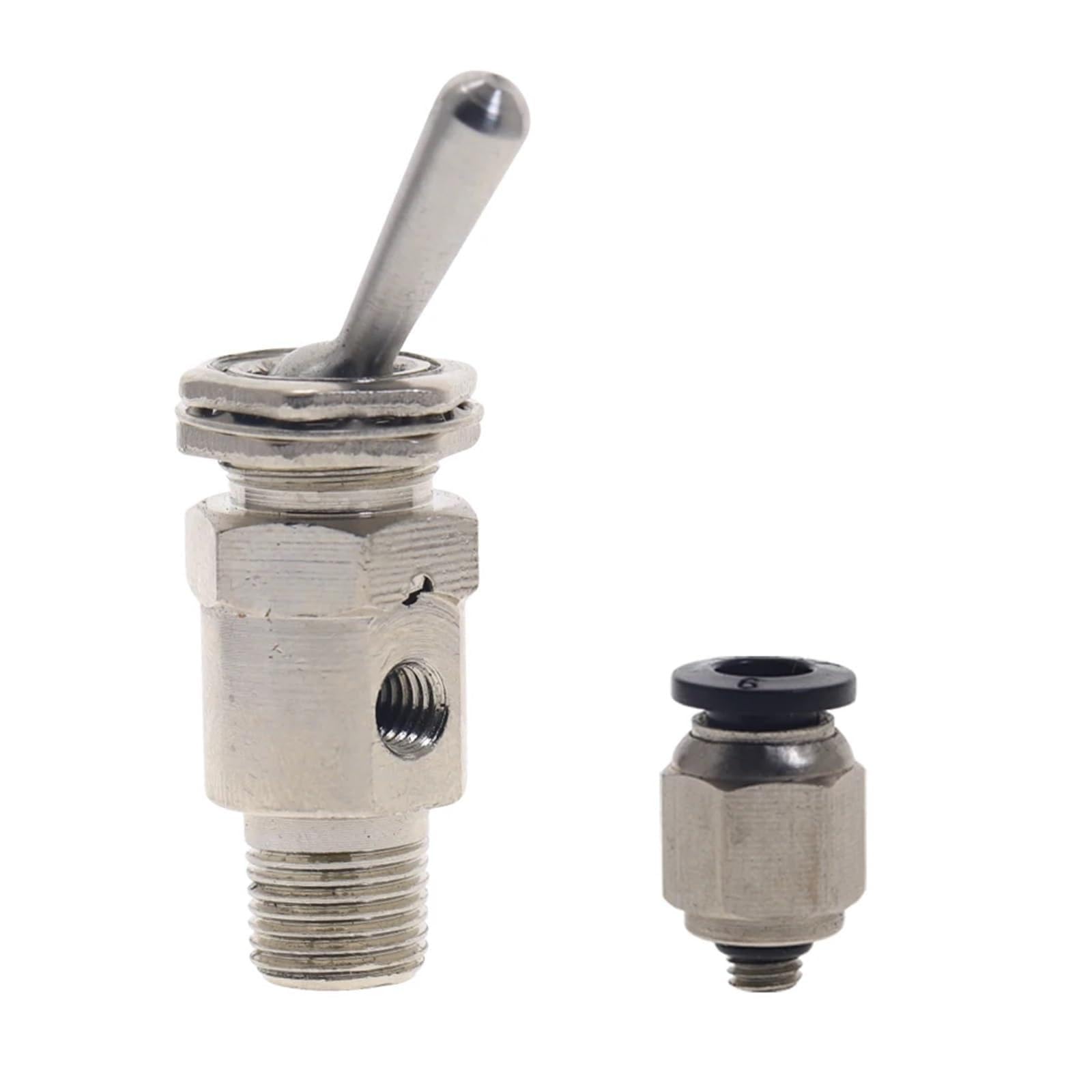 Vanne d'échappement TAC-3V interrupteur pneumatique M5 marche arrêt commande mécanique - 8