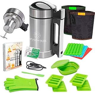 Infusion Buds Butter Infuser Machine- Herbal Butter Maker Machine | Herbal Butter & Oil Infuser Machine. Butter Machine | Includes Decarb Box and Tons of Accessories