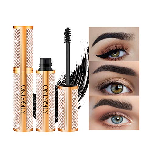 ONLYOILY Eyebrow Gel,Professional Makeup Tinted Brow Mascara ,eyebrow pencil,Waterproof Eyebrow Gel For Long Lasting Eyebrow Make Up (03Black)