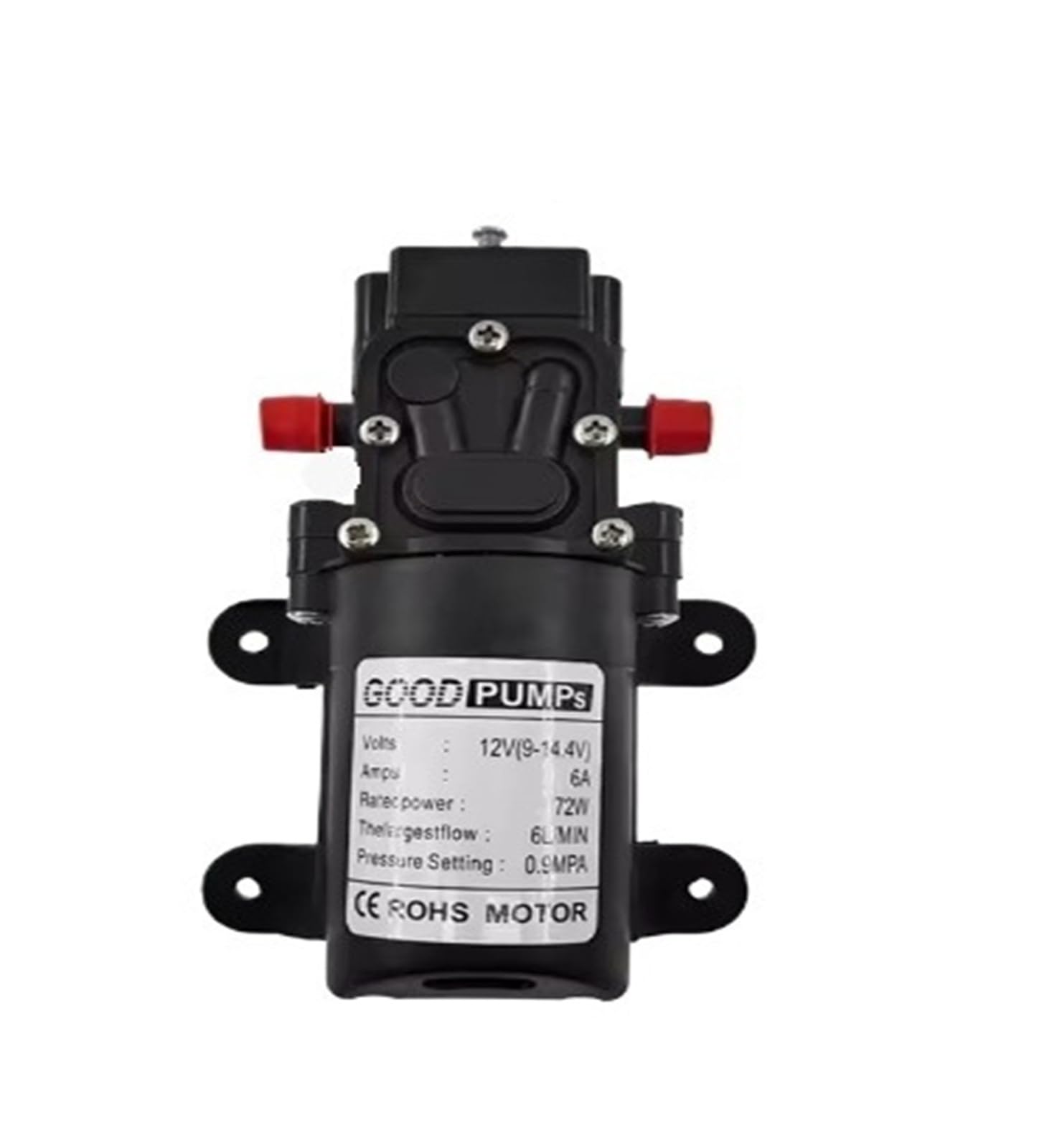 Genterun A Type Reflux 72W Pump 12Vdc Micro Electric Diaphragm Reflux Water Pumps Automatic Switch 6L/Min(A Type Reflux)