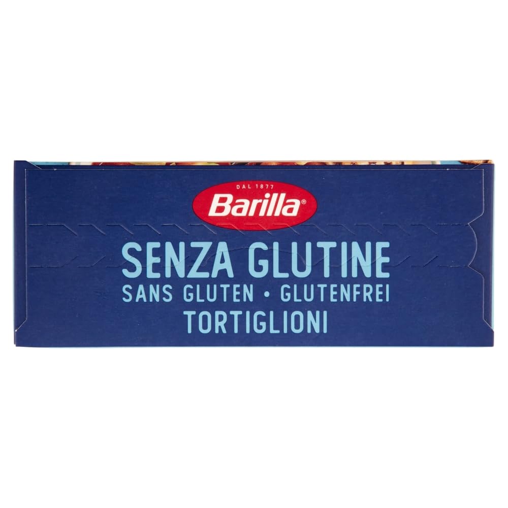 Italian Gourmet Tortiglioni Pasta Senza Glutine 24 x 400g Mais Reis Vegan | Trafilata per tenuta al dente, laktosefrei und kochstabil, ideal mit Sugo, Gesamtnettogewicht 9,6 kg + Kostenlos Polpa 400g