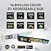 GSCOLER ARGB GPU Support Bracket with CPU & GPU Temp Display, Universal Graphics Card Support, Multi Angle Adjustable GPU Sag Bracket for Video Cards, GPU Stand Built-in 5V3PIN Addressable RGB Strip