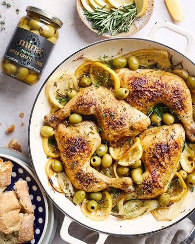 Mina Pitted Green Olives, 350ml - 4