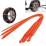 Las cadenas de nieve son un accesorio esencial para cualquier viaje de esquí o conducir en áreas con destino a la nieve. Son herramientas necesarias para viajar, nieve, barro, escalada, hielo y otras emergencias.