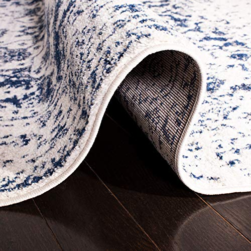 Safavieh Modische Teppich, MAD603, Gewebter Polypropylen, Cream/Marineblau, 90 x 150 cm – Bild 7
