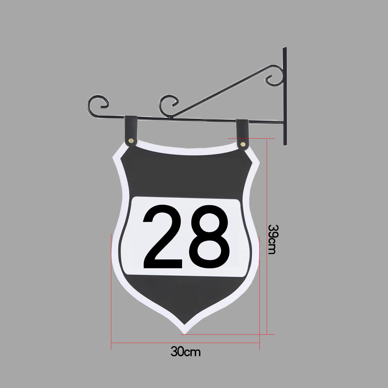Letrero de Dirección Personalizado Con Soporte de Pared, Placas de Acrílico Para Dirección Casa, Letrero Dirección Con Tornillos, Letreros Colgantes Metal Para Casa, Agregar Texto de Doble Cara