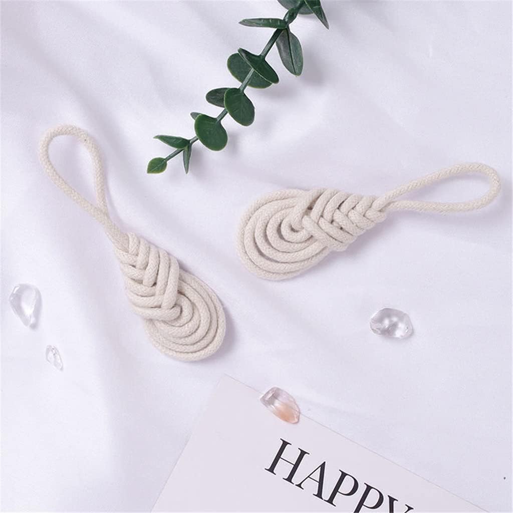 JSEIAJB 4Pcs Cotton Rope Napkin European Holders Dinner Table Decorate DIY Handmade Crafts Party Supplies image 3