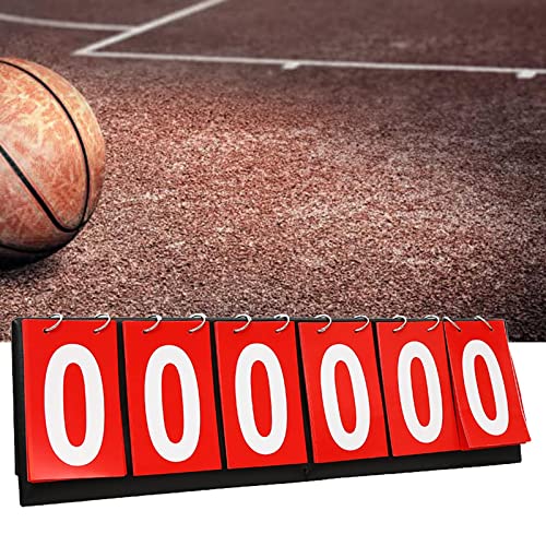 Marcador portátil de mesa 6 dígitos para deportes miniatura 6