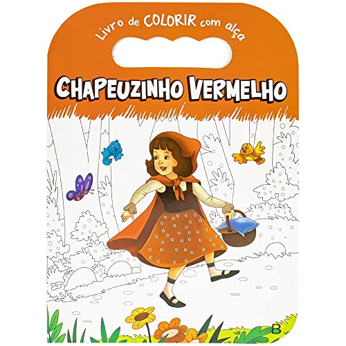 Livro de colorir com alça – Chapeuzinho Vermelho: