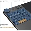 HUION Inspiroy Keydial KD200 Wireless Drawing Tablet, Bluetooth Graphic Tablet with Keyboard Dial 5 Customized Express Keys Battery-Free Pen, 8.9x5.6inch Art Tablet Work with Windows, Mac, Android