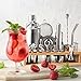 Semderm Cocktail Shaker Set, 26-Piece Premium Mixology Bartender Kit - 18/8 Stainless Steel Bar Set with Bamboo Stand - Includes Mixing Tin, Hawthorne & Mesh Strainer - Professional Gift for Men