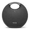 Harman Kardon Onyx Studio 6 Wireless Bluetooth Speaker – IPX7 Waterproof Extra Bass Sound System with Rechargeable Battery and Built-in Microphone – Black