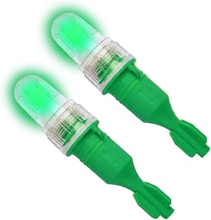 2 Stück LED-Signalraketen, IP65 Wasserdicht Optische Notsignale mit intelligentem Lichtsensor, Rot-grün blinkende für Fischerboote, Netze, Kanäle, Nachtfischen